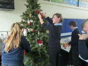 Decorating the Christmas Tree