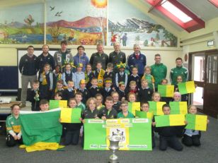 Clonmel Commercials visit St. Oliver's N.S.